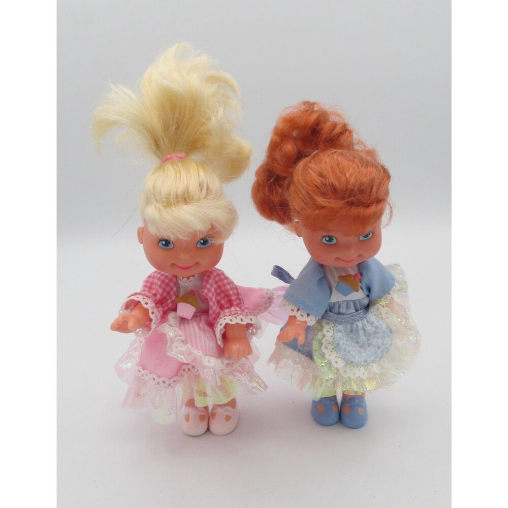 Cherry Merry Berry Betty Muffin 1988 Lot of 2 Muffin Dolls Excellent